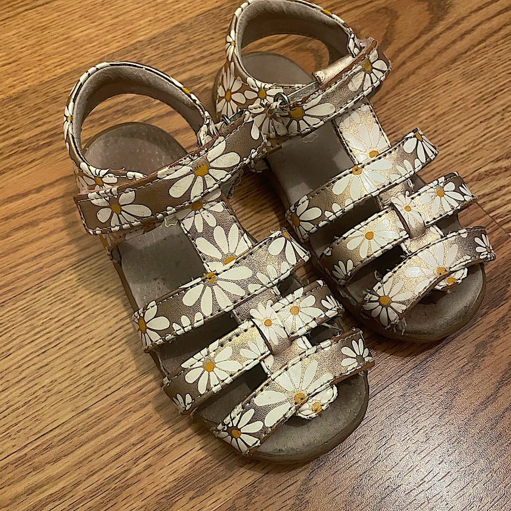 See Kai Run Rose Gold sandals